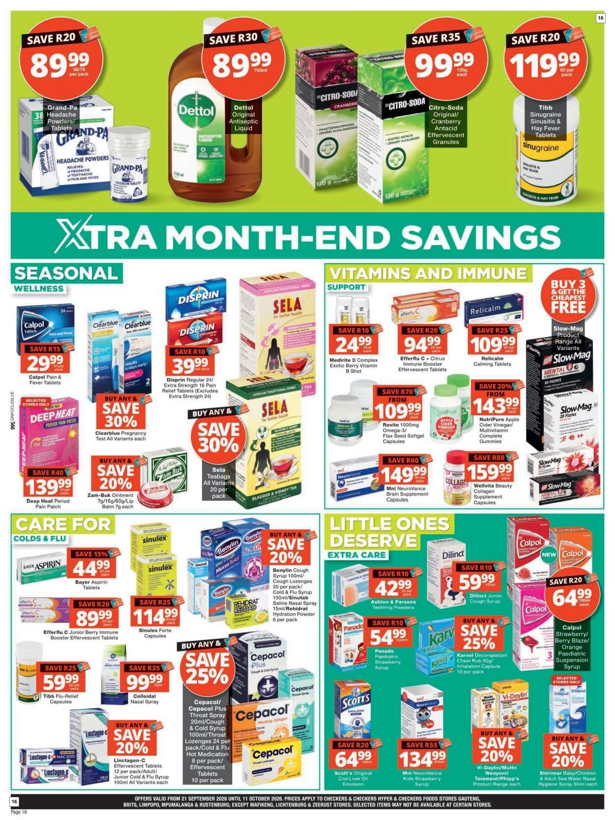 Checkers September Month-end Promotion Gauteng - Page 16
