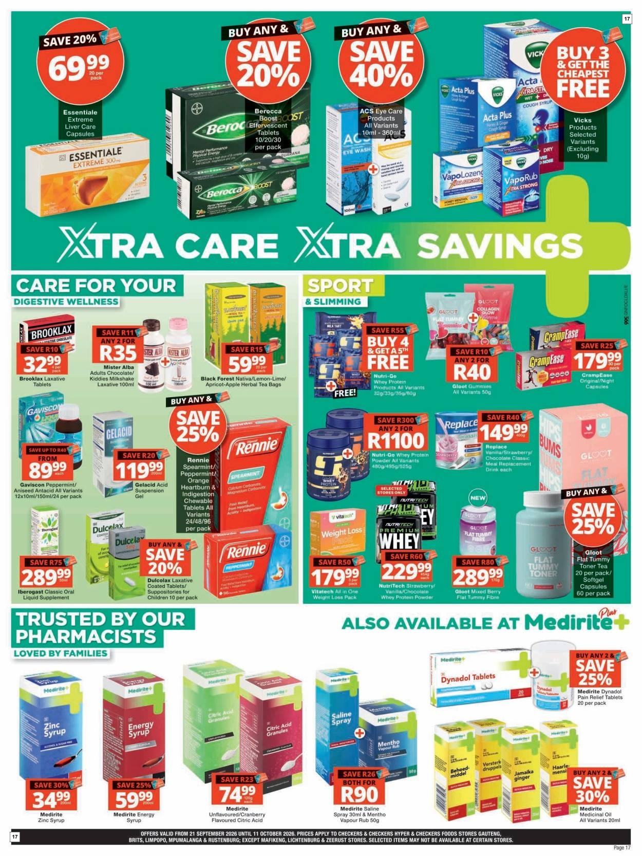 Checkers September Month-end Promotion Gauteng - Page 17