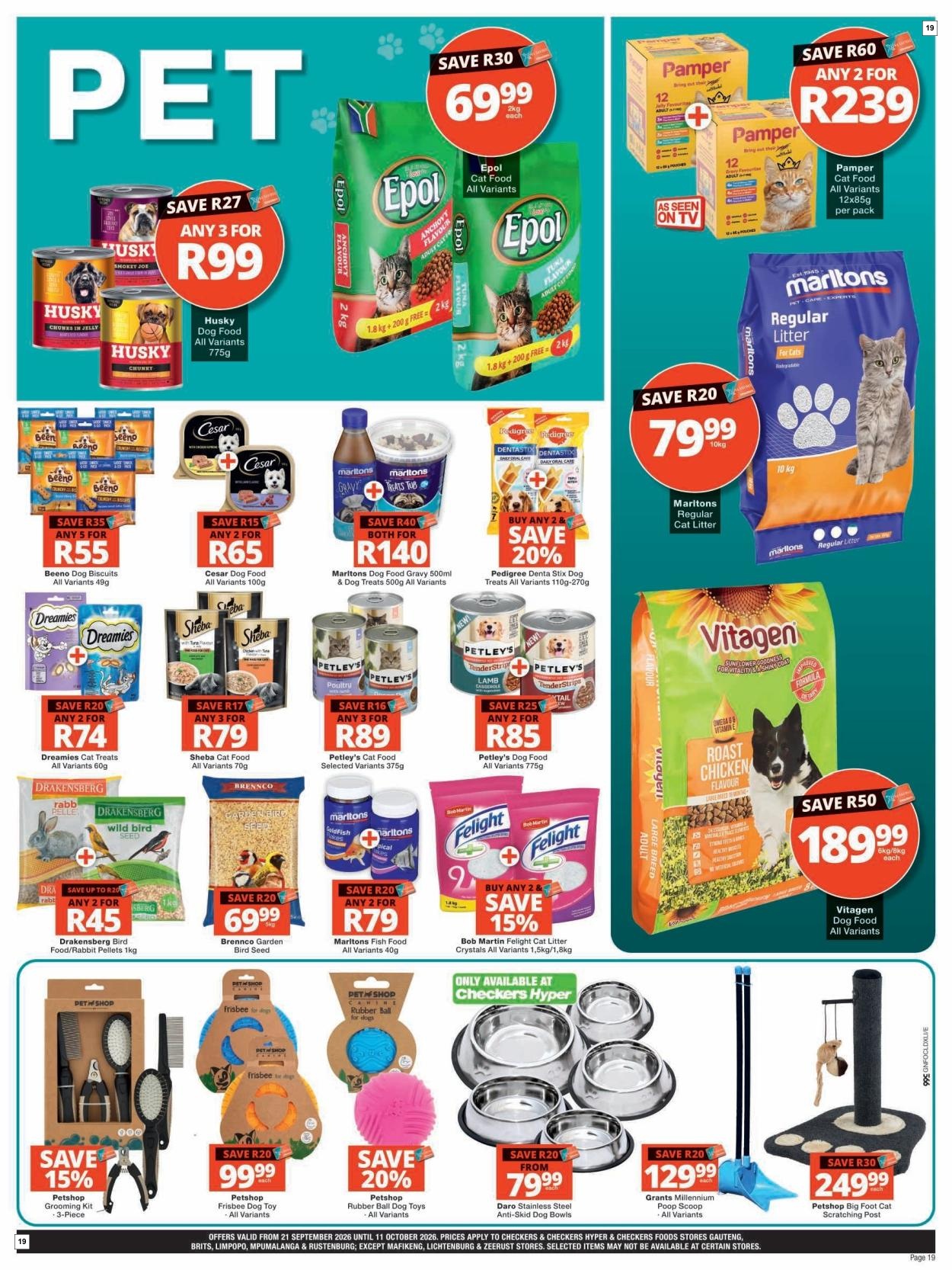 Checkers September Month-end Promotion Gauteng - Page 19