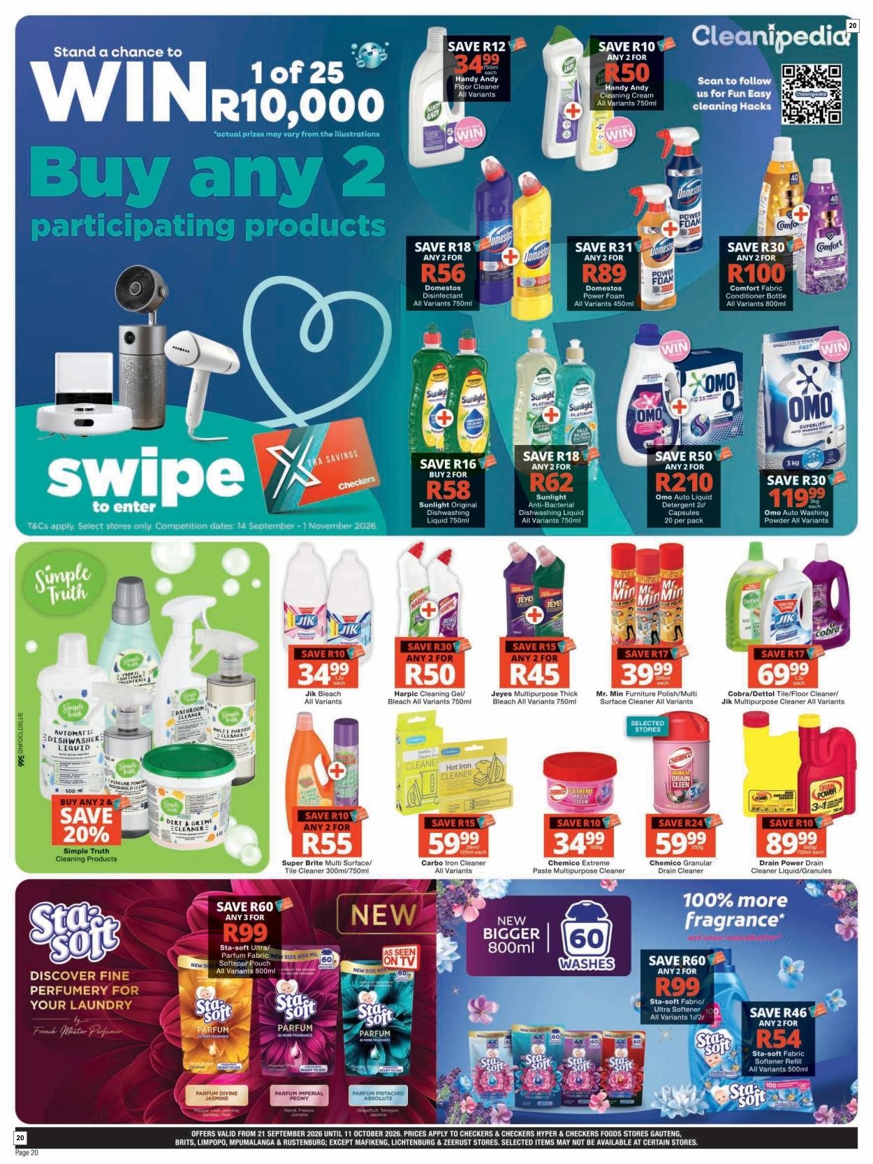 Checkers September Month-end Promotion Gauteng - Page 20