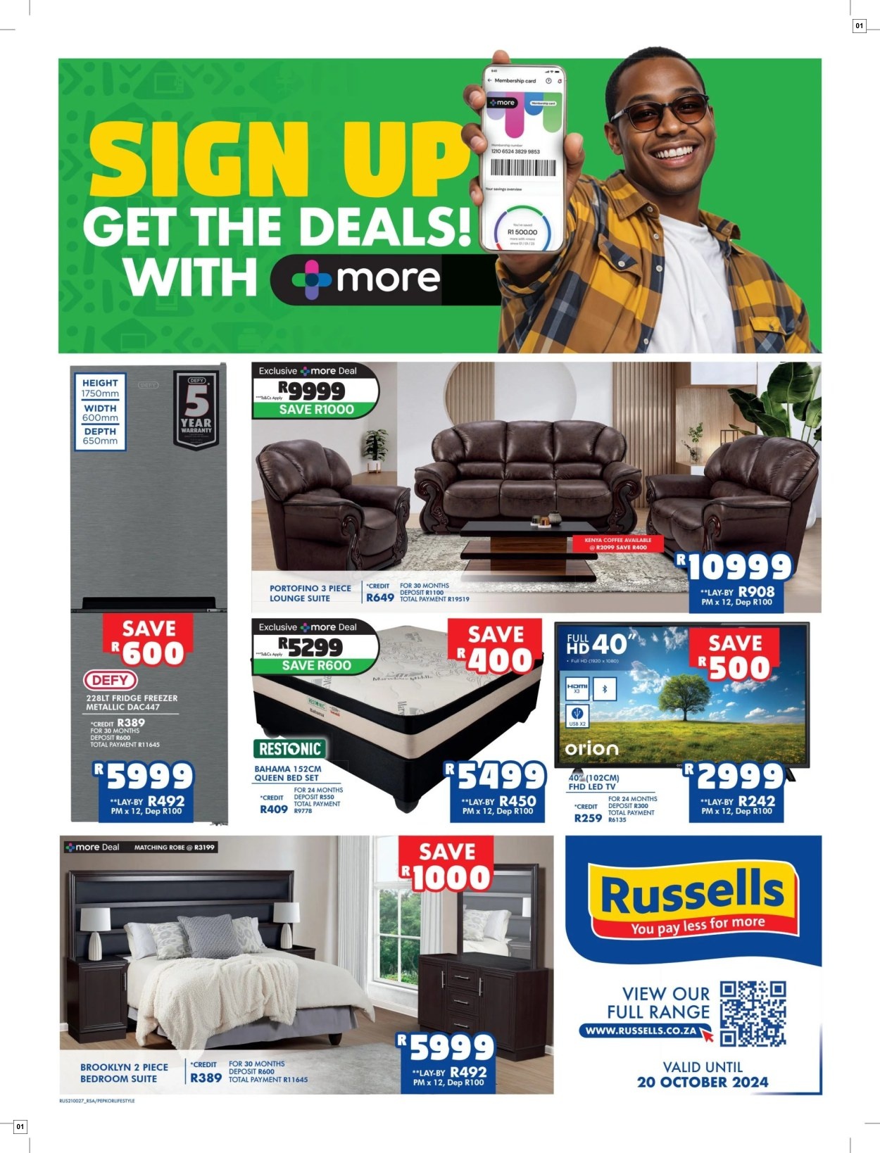 Russells Specials 23 Sept - 20 Oct