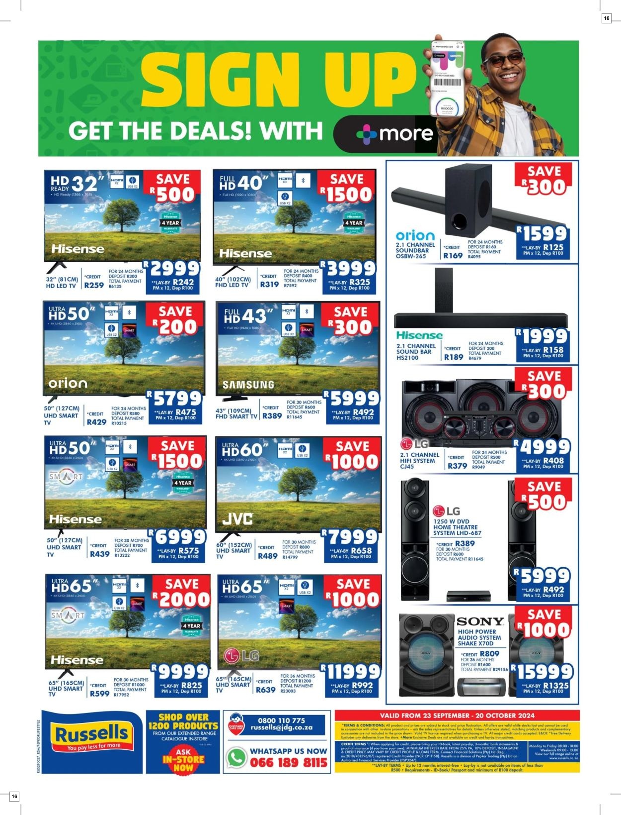 Russells Specials 23 Sept - 20 Oct - Page 16