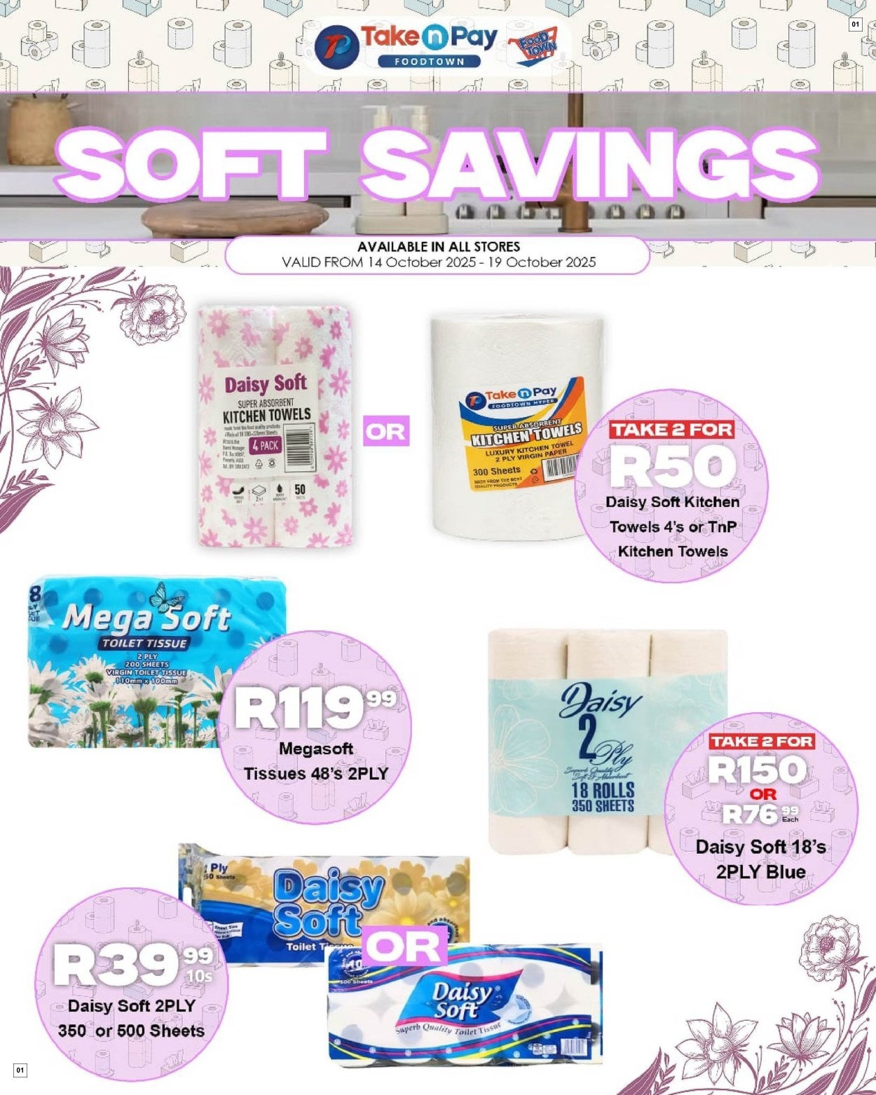 Take N Pay Specials 14 Oct - 19 Oct