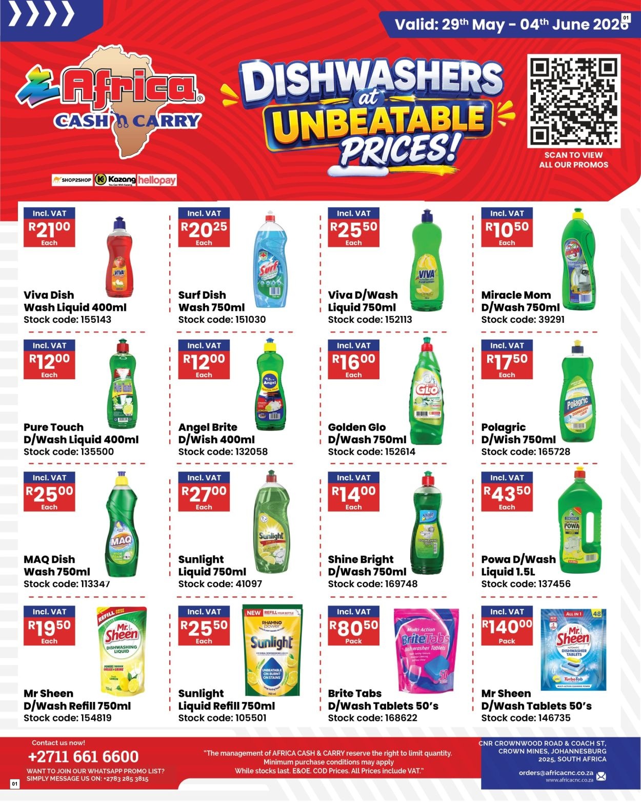 Africa Cash & Carry Catalogue - Monday Promo