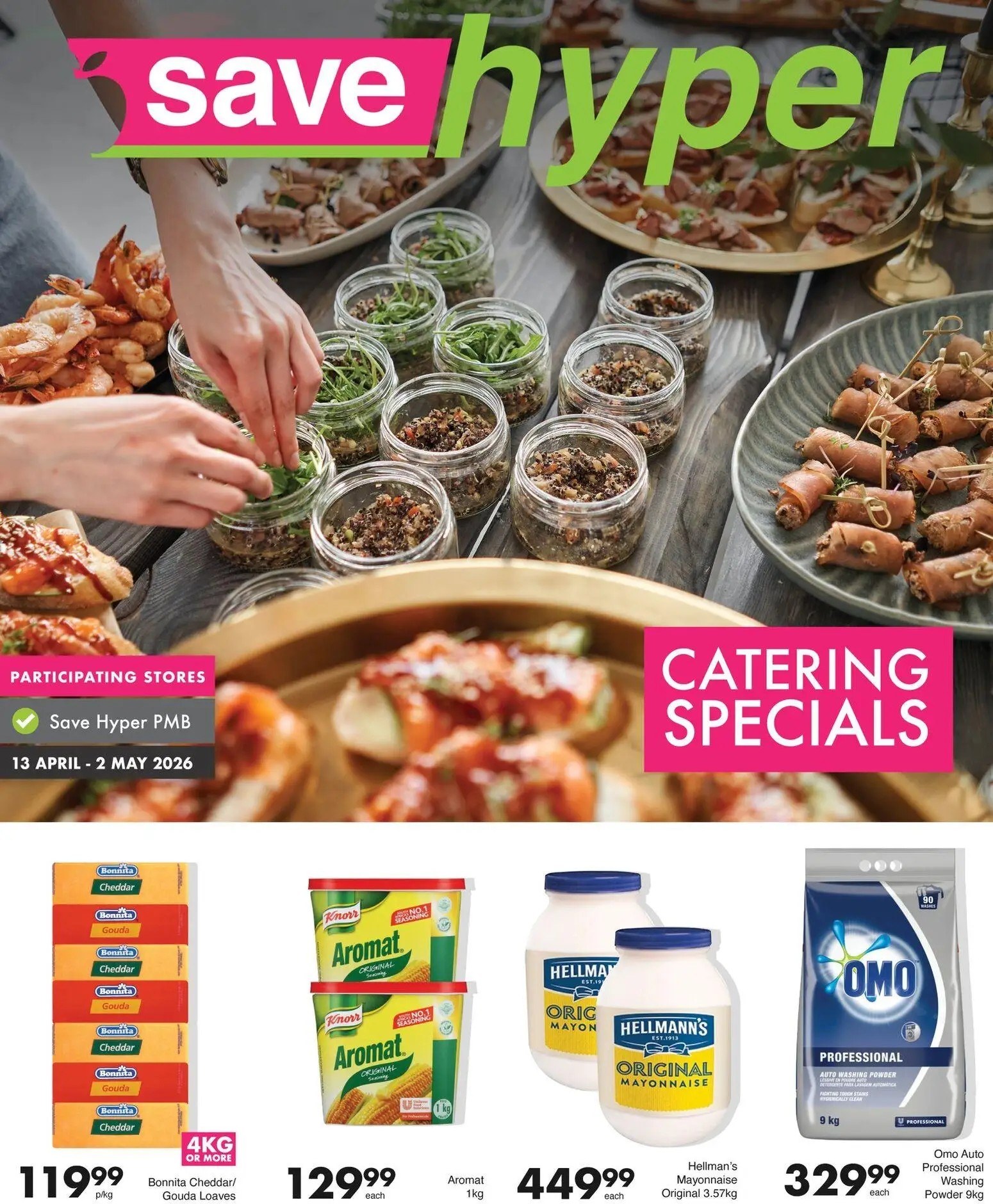 Save Catering Specials