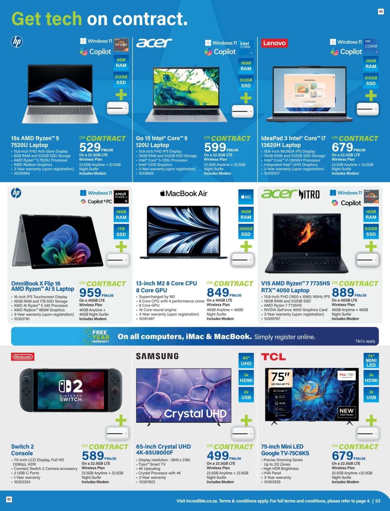 Incredible Connection Specials 04 Mar - 31 Mar - Page 3