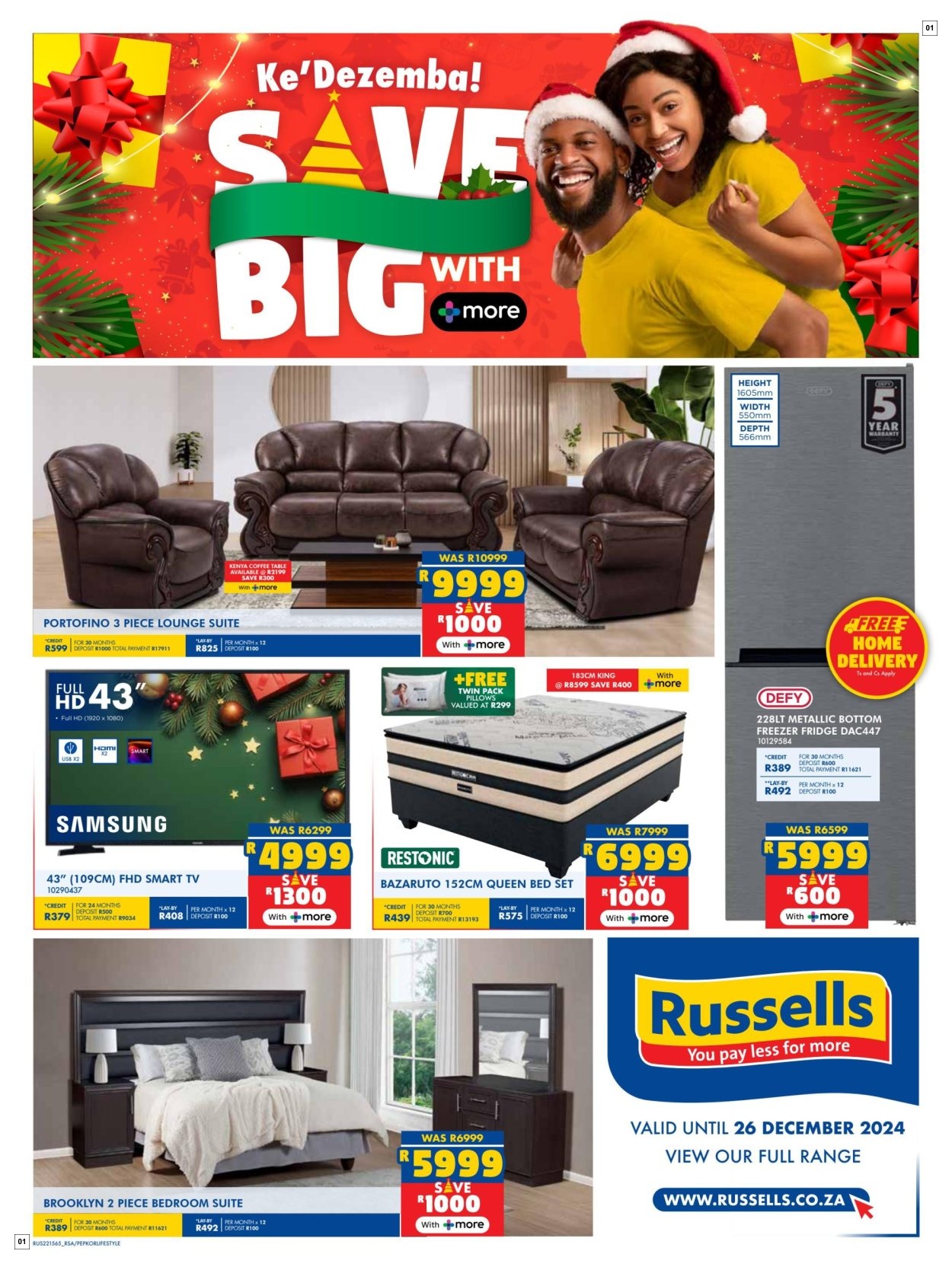 Russells Specials 03 Dec - 26 Dec