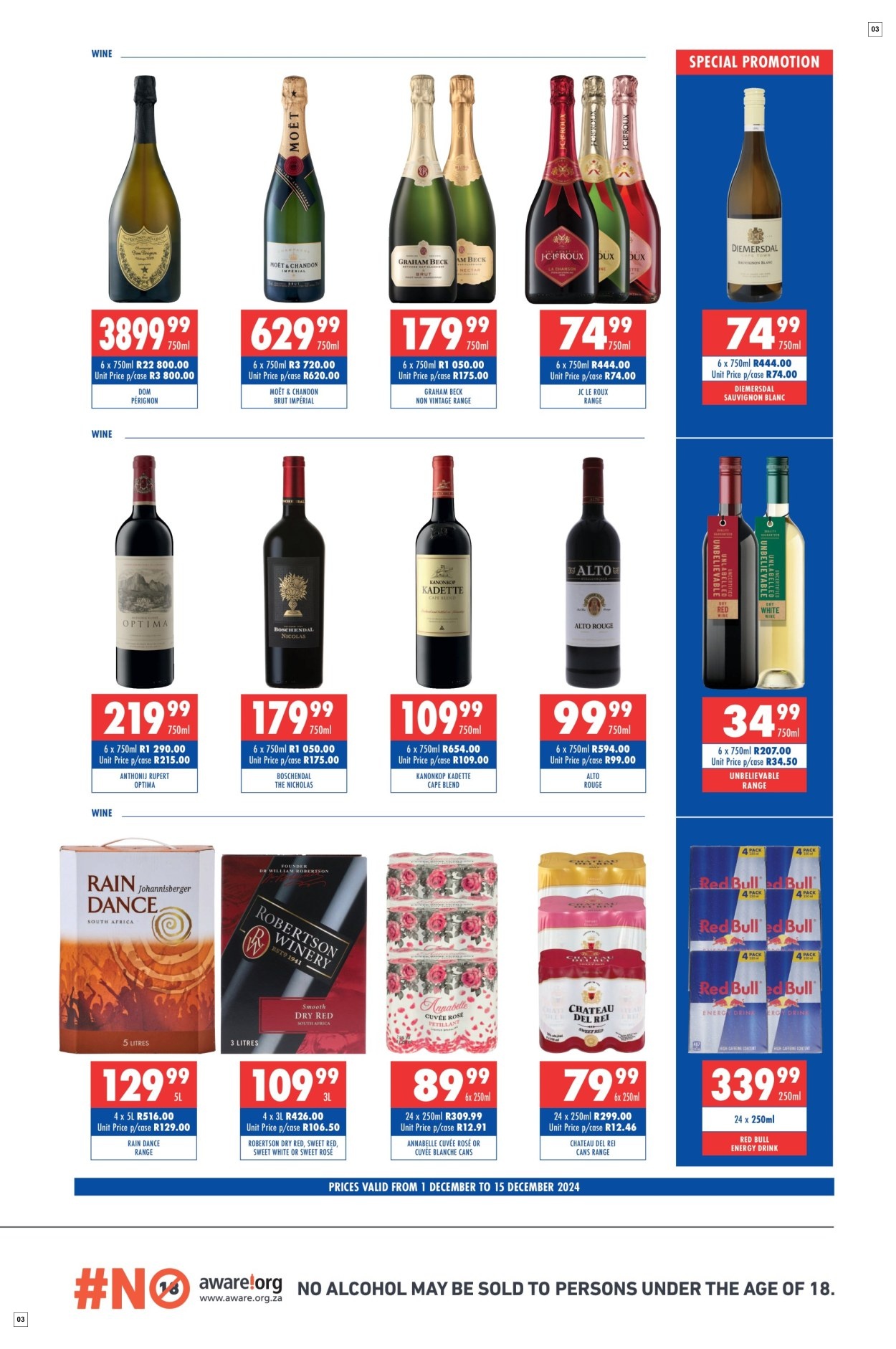 Ultra Liquors Specials 01 Dec - 15 Dec - Page 3