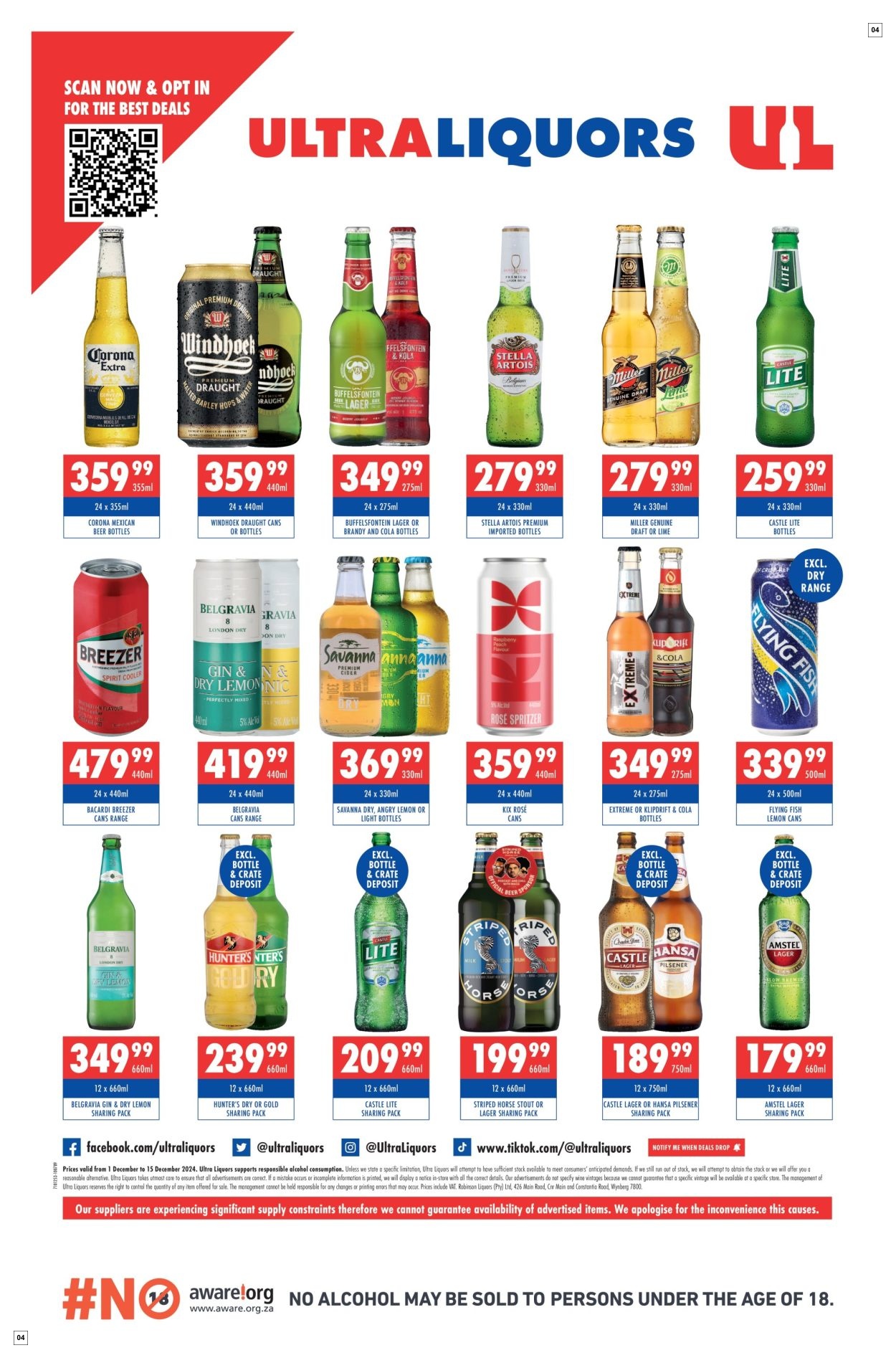 Ultra Liquors Specials 01 Dec - 15 Dec - Page 4