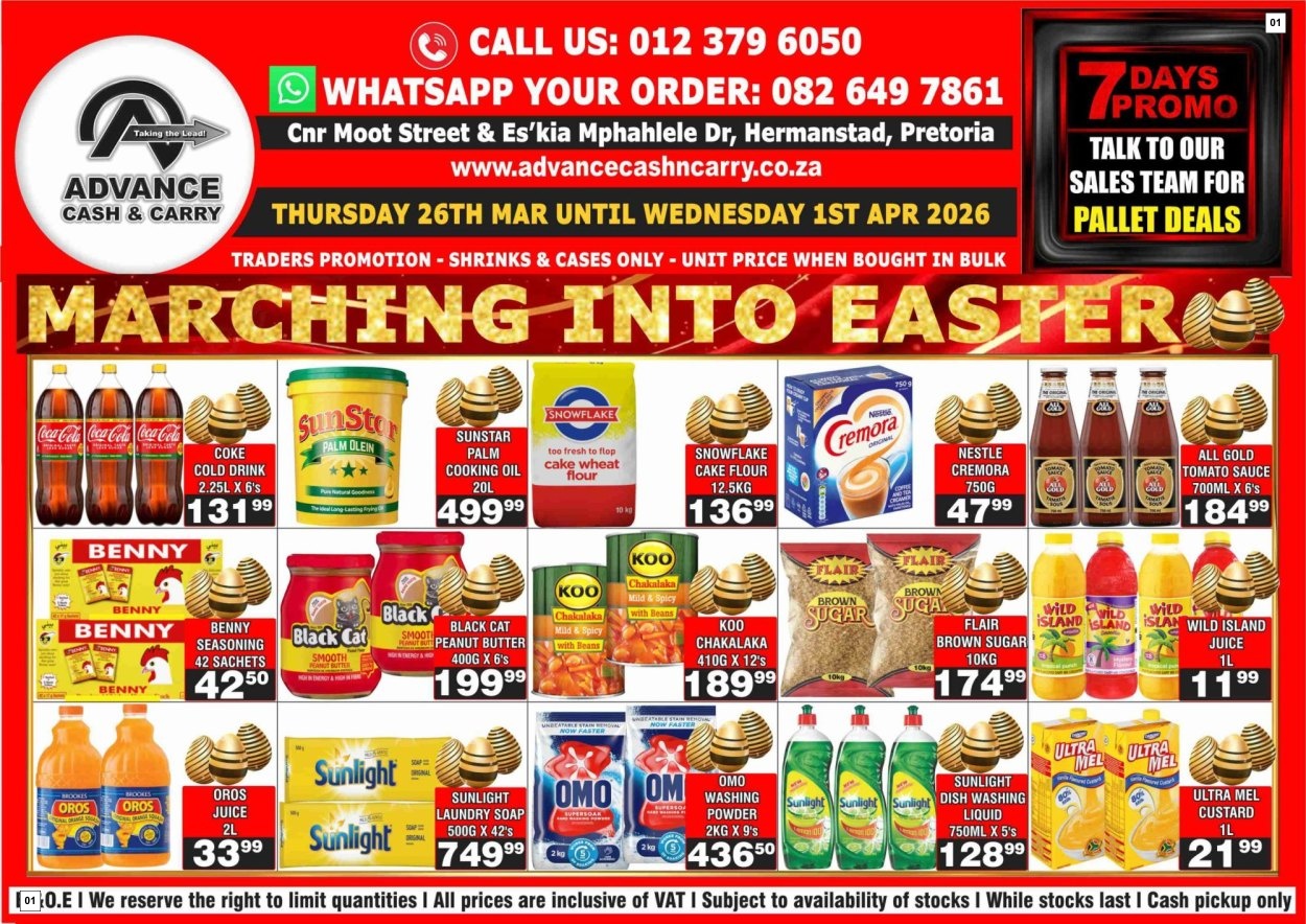 Advance Cash & Carry Catalogue - Marching in