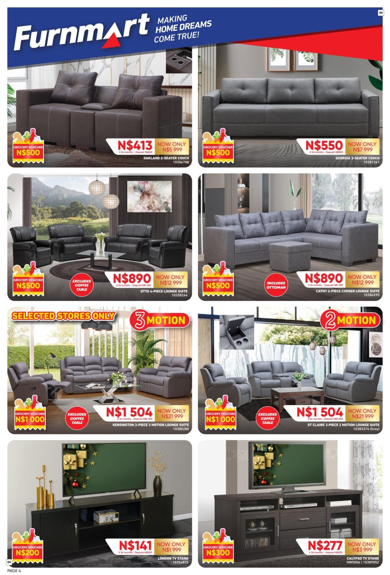 Furnmart Specials 05 Dec - 31 Dec - Page 4