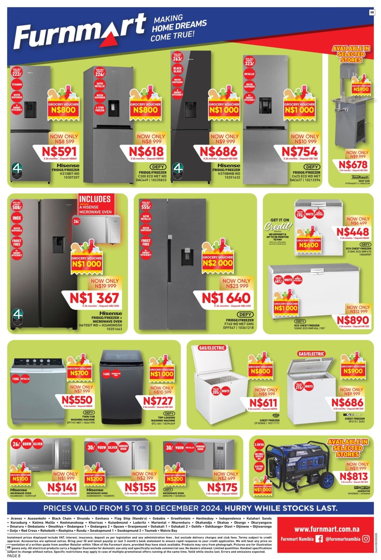 Furnmart Specials 05 Dec - 31 Dec - Page 8