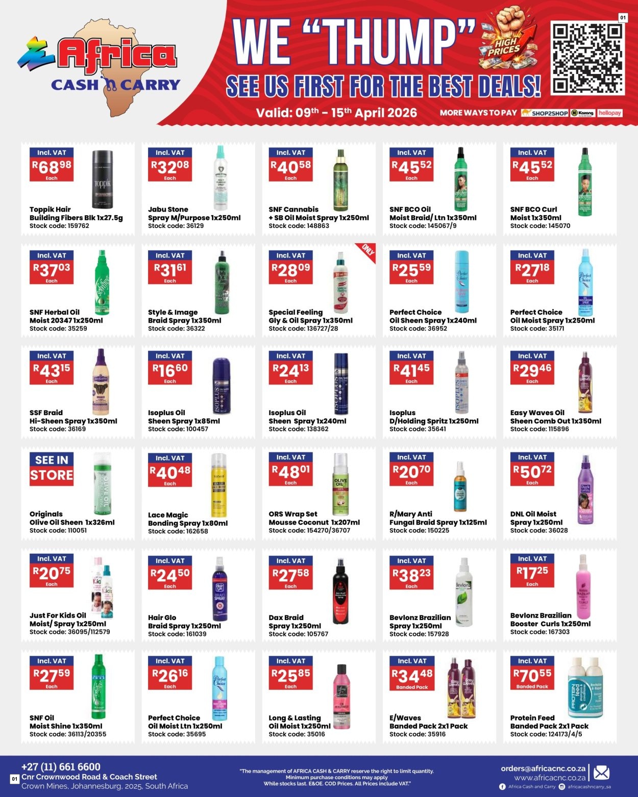 Africa Cash & Carry Catalogue - Weekly Promo