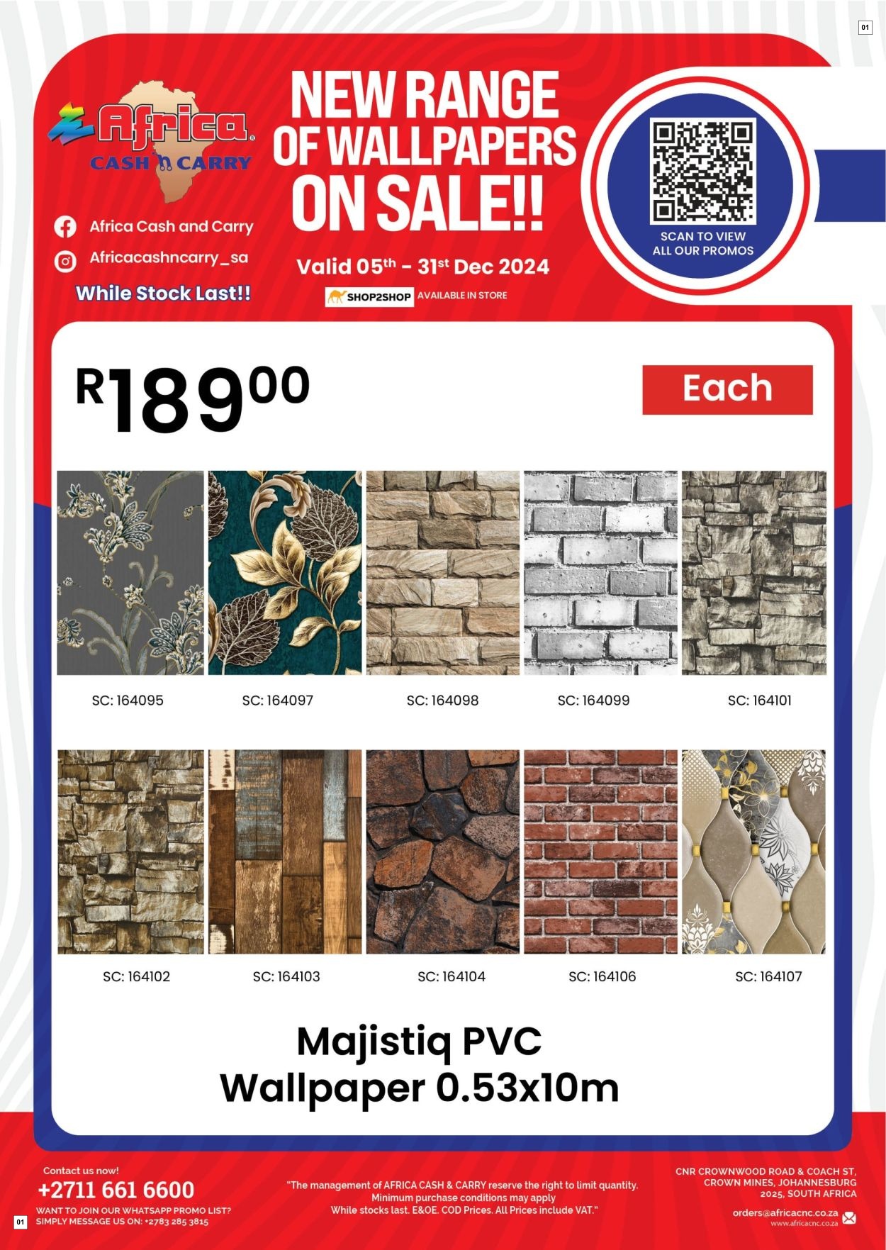 Africa Cash & Carry Catalogue - Saturday Promo