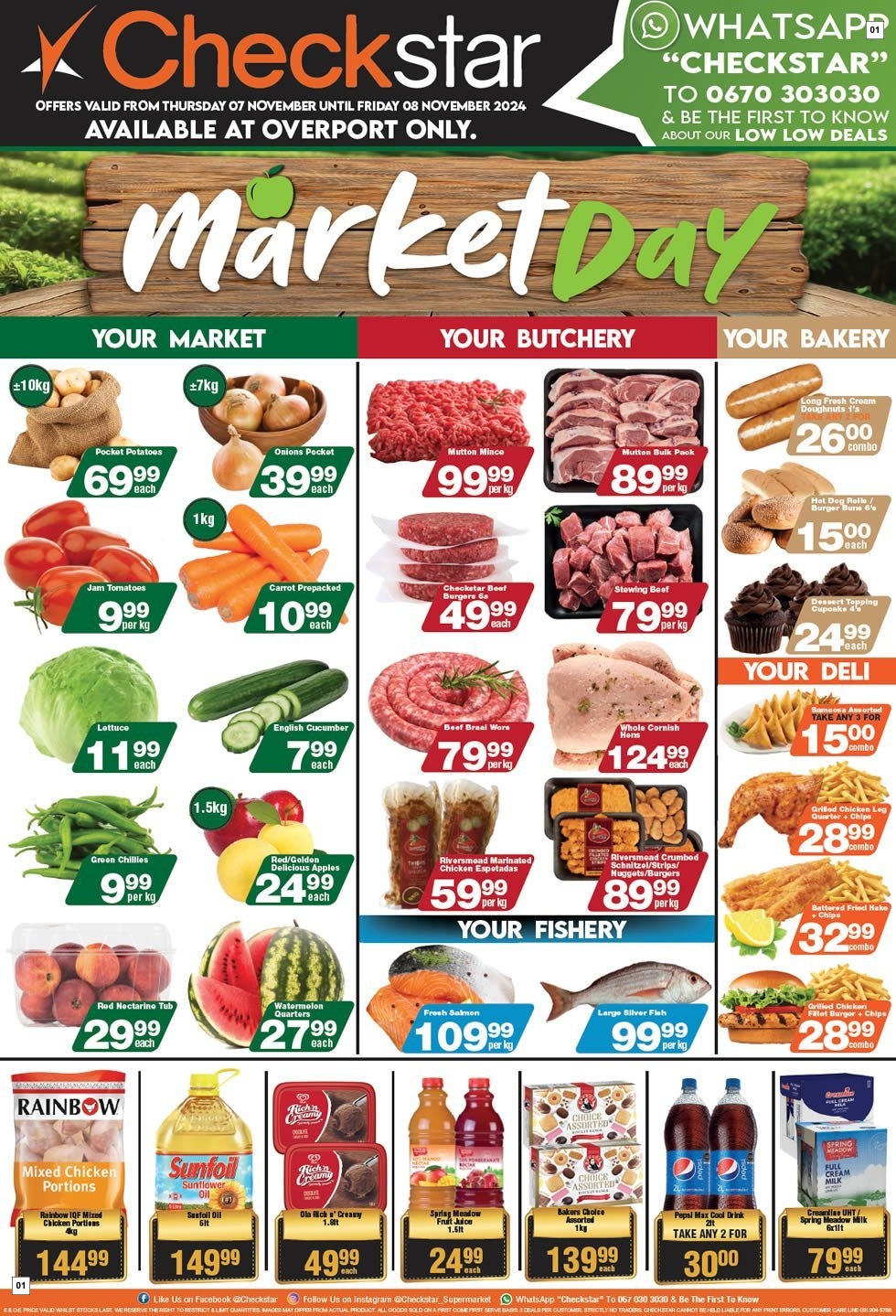 Checkstar Specials 07 Nov - 08 Nov