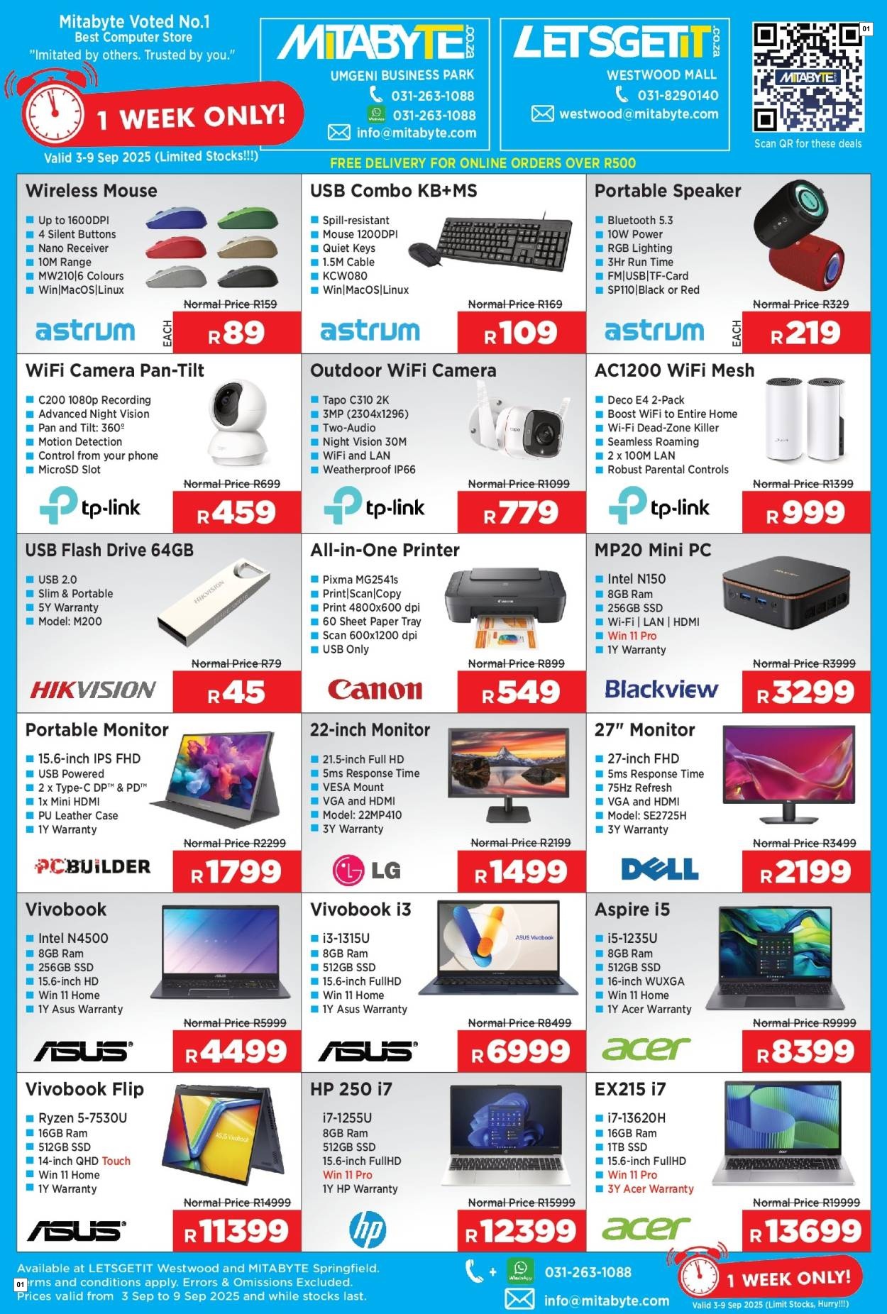 Mitabyte Specials 03 Sept - 09 Sept