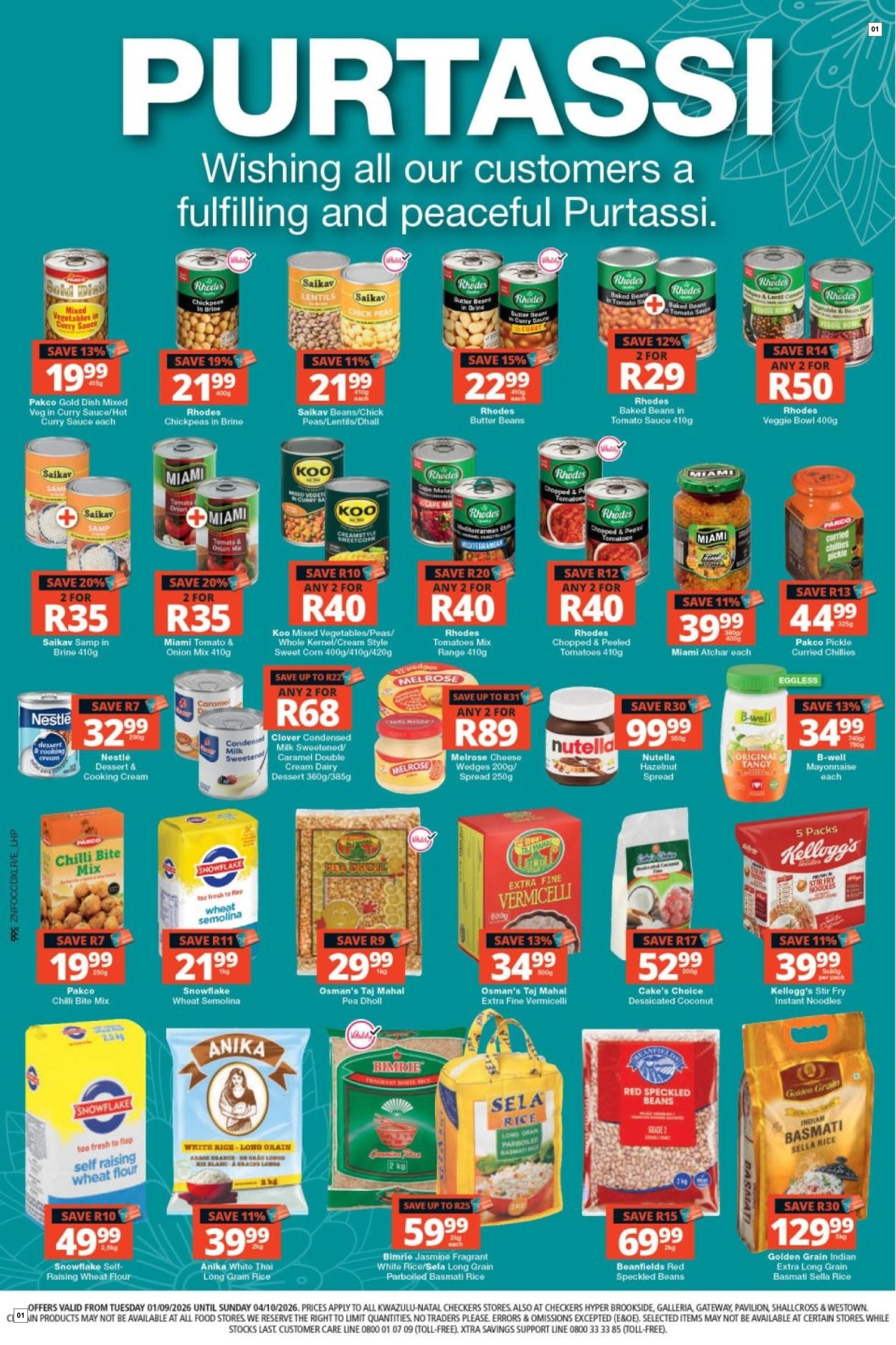 Checkers Spring Savings