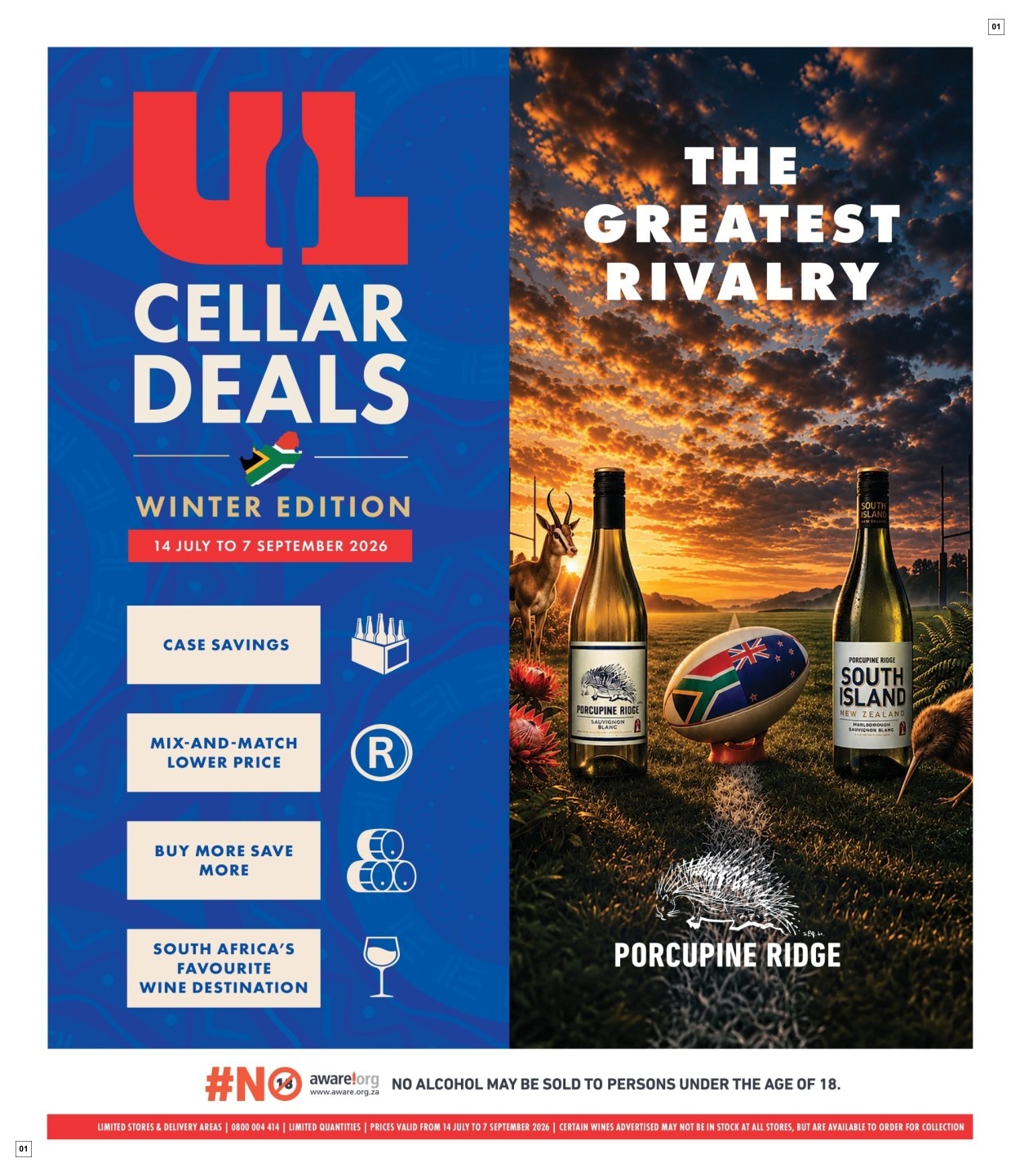 Ultra Liquors Specials 14 Aug - 07 Oct