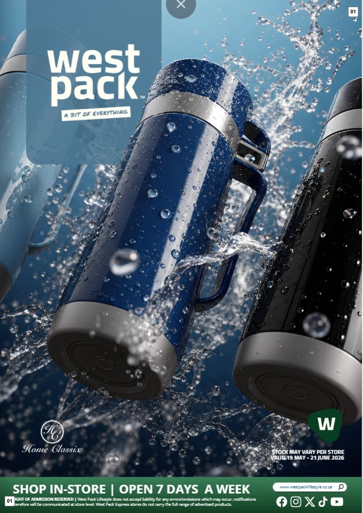 West Pack Lifestyle Specials 19 May - 21 Jun