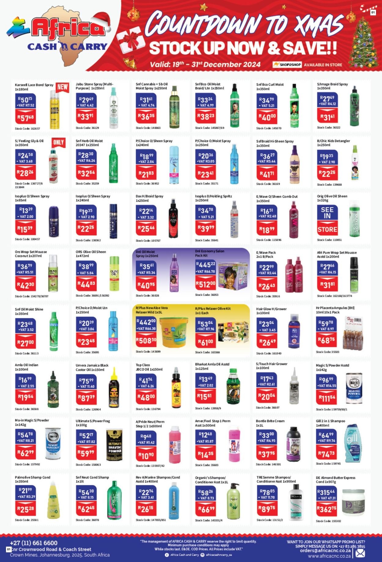 Africa Cash & Carry Catalogue - Saturday Promo