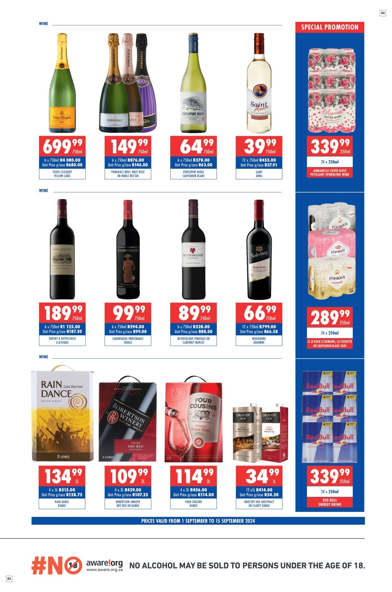 Ultra Liquors Specials 01 Sept - 15 Sept - Page 3