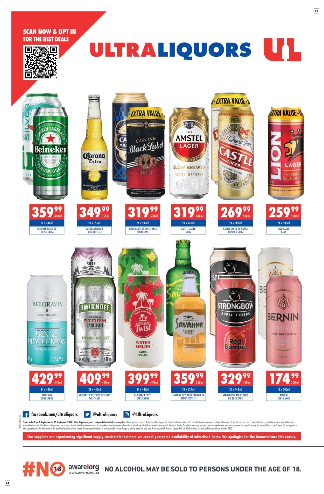 Ultra Liquors Specials 01 Sept - 15 Sept - Page 4