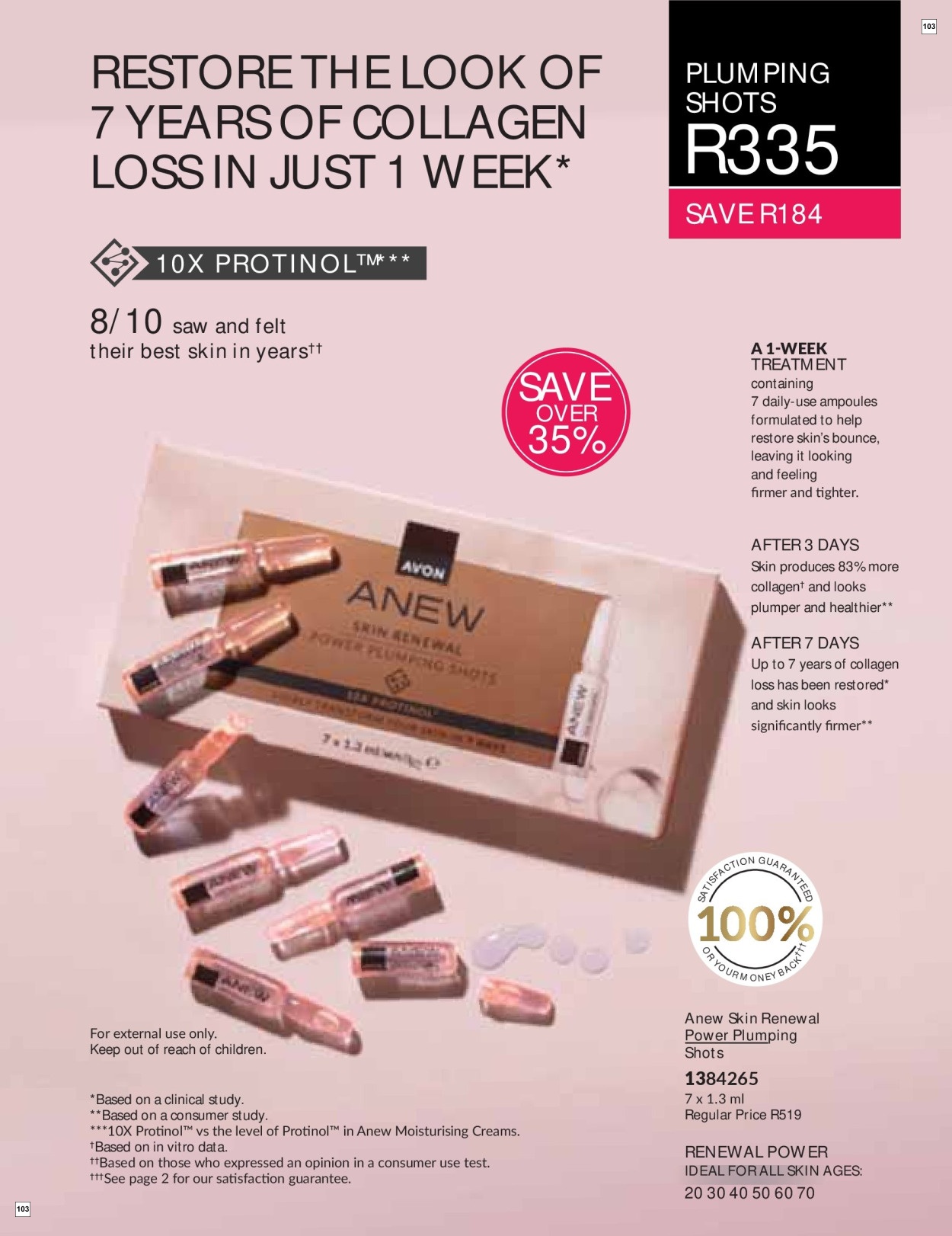 Avon Future-proof Your Collagen Reserves - Page 103
