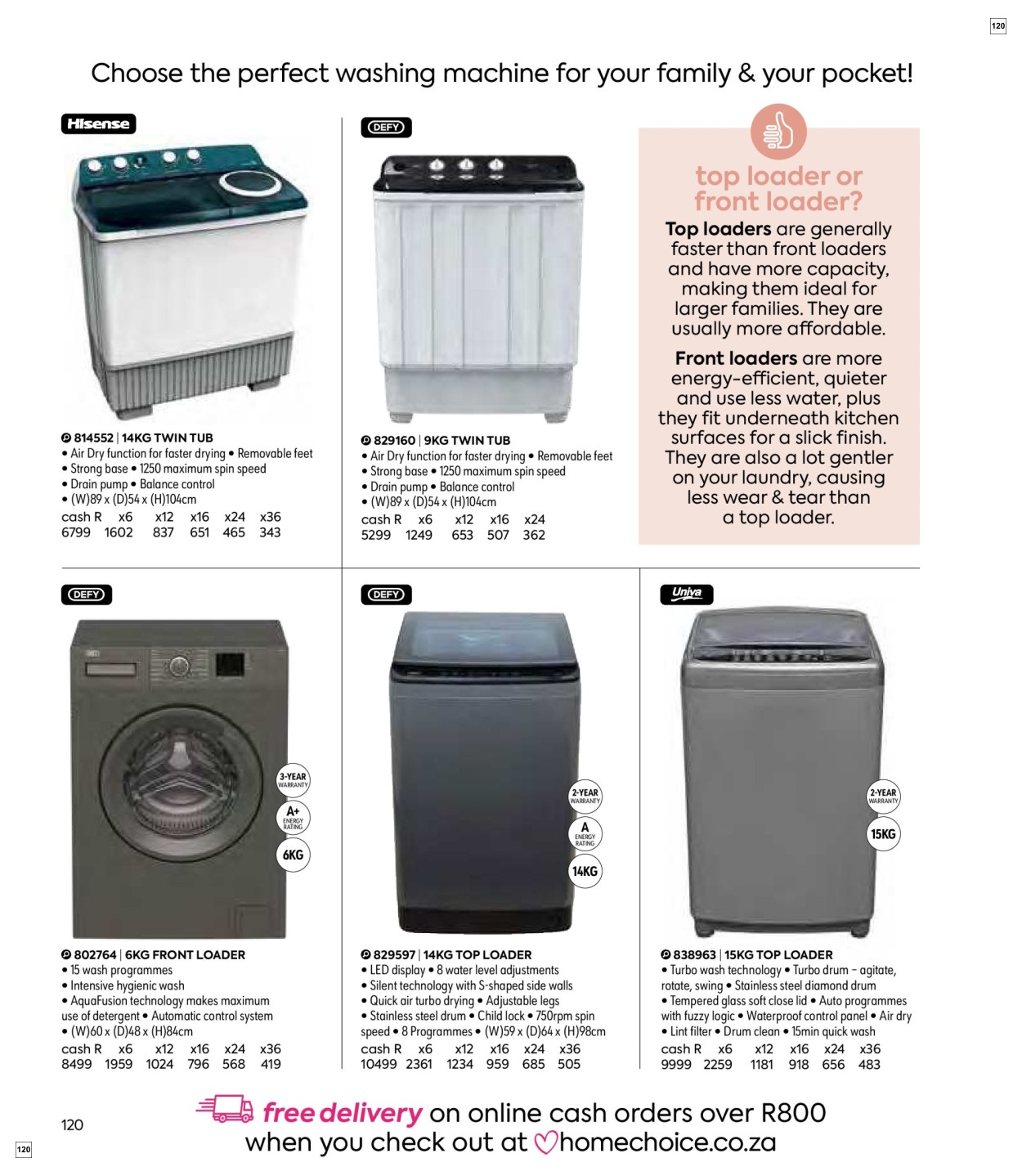 Homechoice Specials 26 Jul - 26 Sept - Page 120