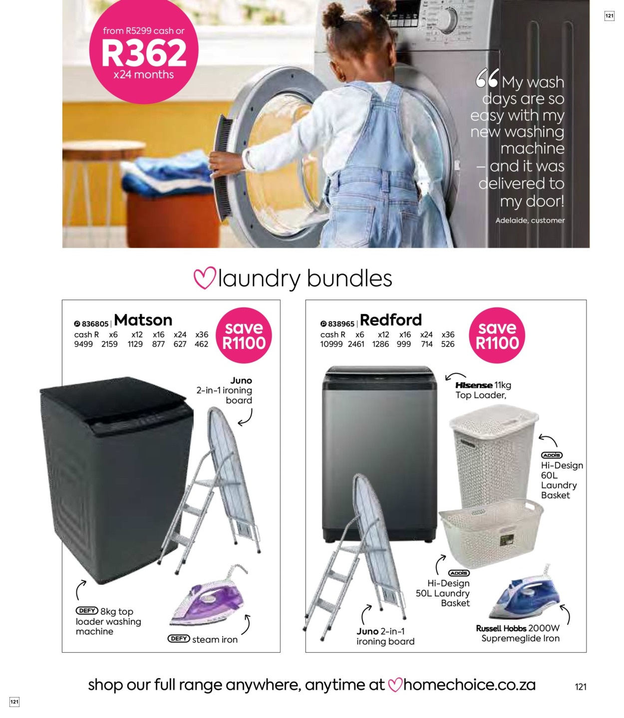 Homechoice Specials 26 Jul - 26 Sept - Page 121