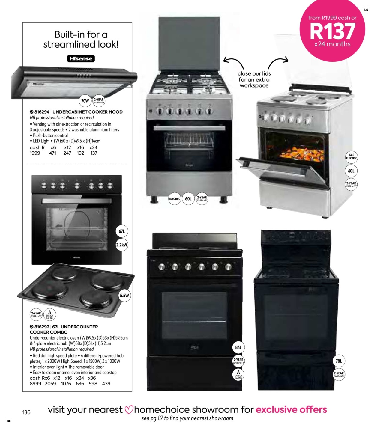 Homechoice Specials 26 Jul - 26 Sept - Page 136