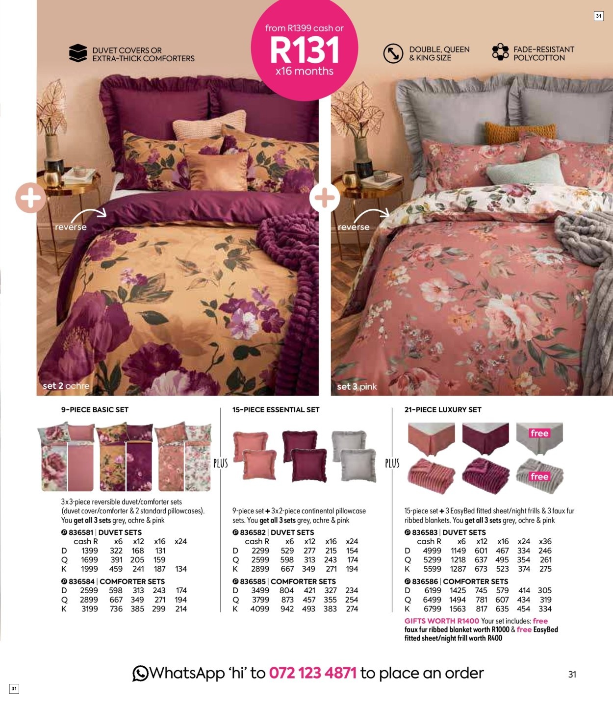 Homechoice Specials 26 Jul - 26 Sept - Page 31