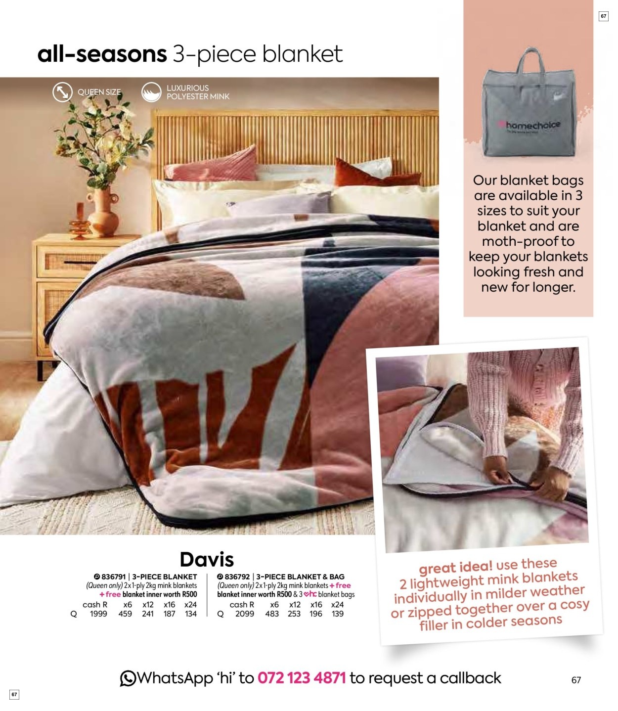 Homechoice Specials 26 Jul - 26 Sept - Page 67