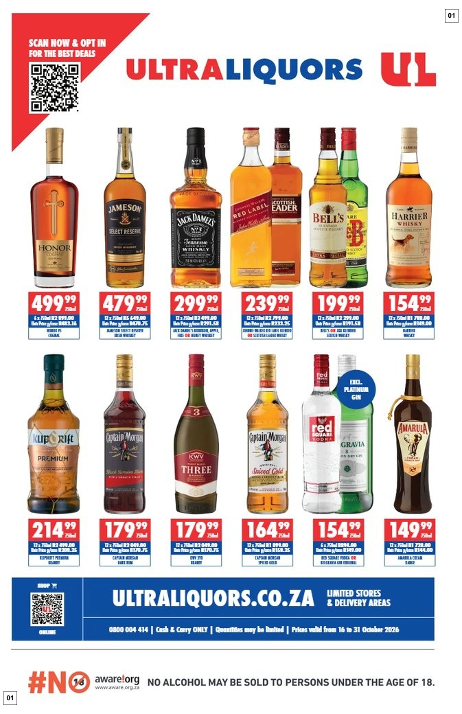 Ultra Liquors Latest Catalogue