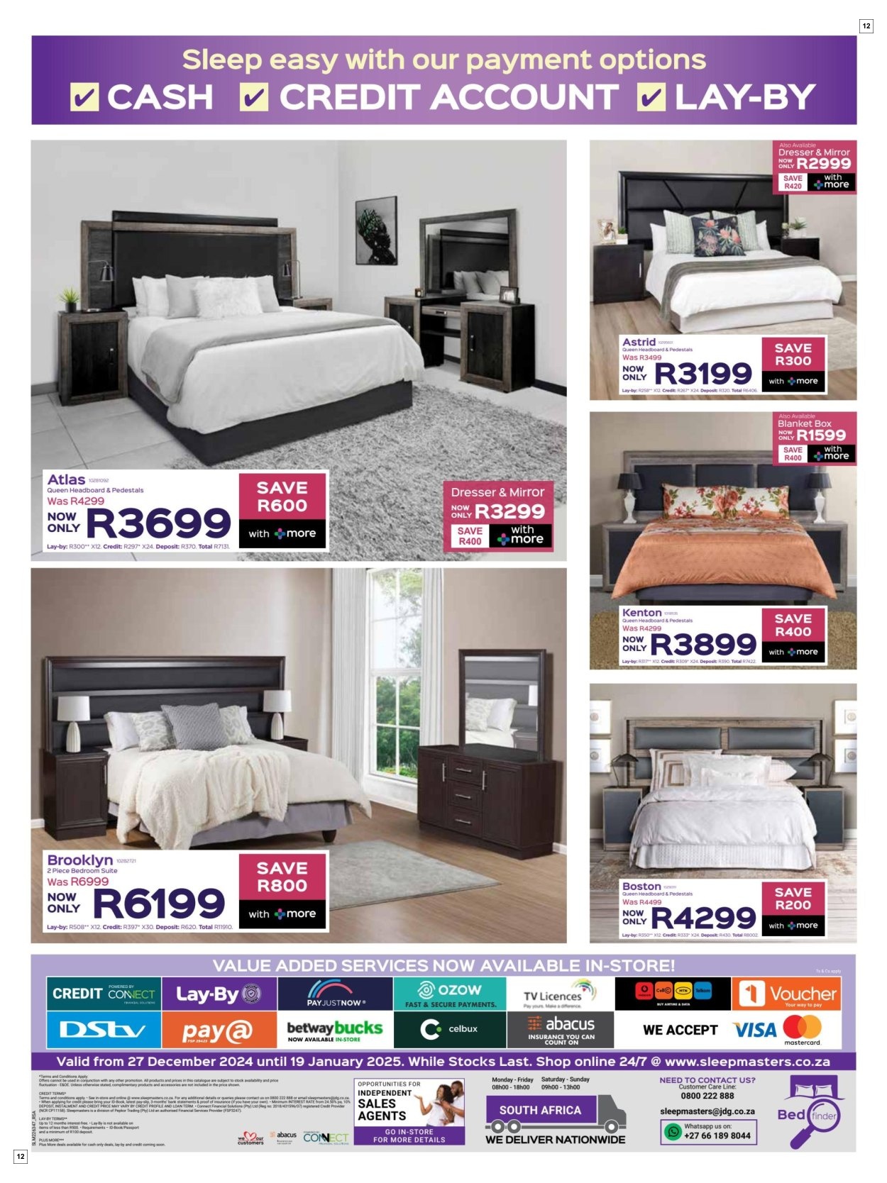 Sleepmasters Specials 27 Dec - 19 Jan - Page 12