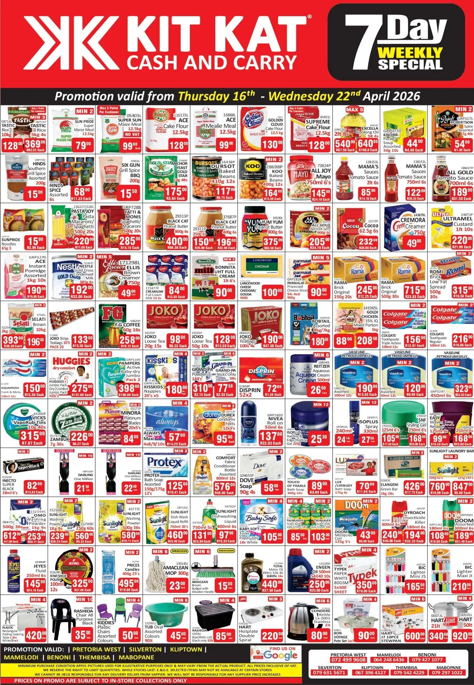 Kit Kat Cash Carry Specials