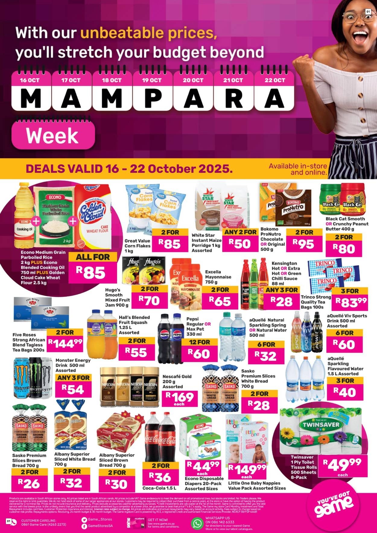 Game Specials 16 Oct - 22 Oct