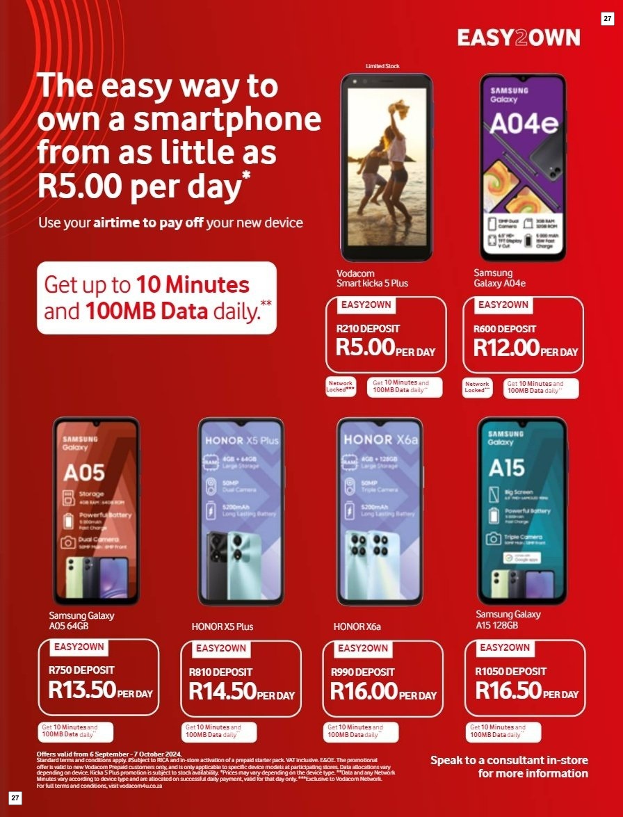 Vodacom Specials 06 Sept - 07 Oct - Page 27