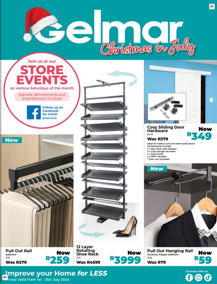 Gelmar Specials 01 Jul - 31 Jul