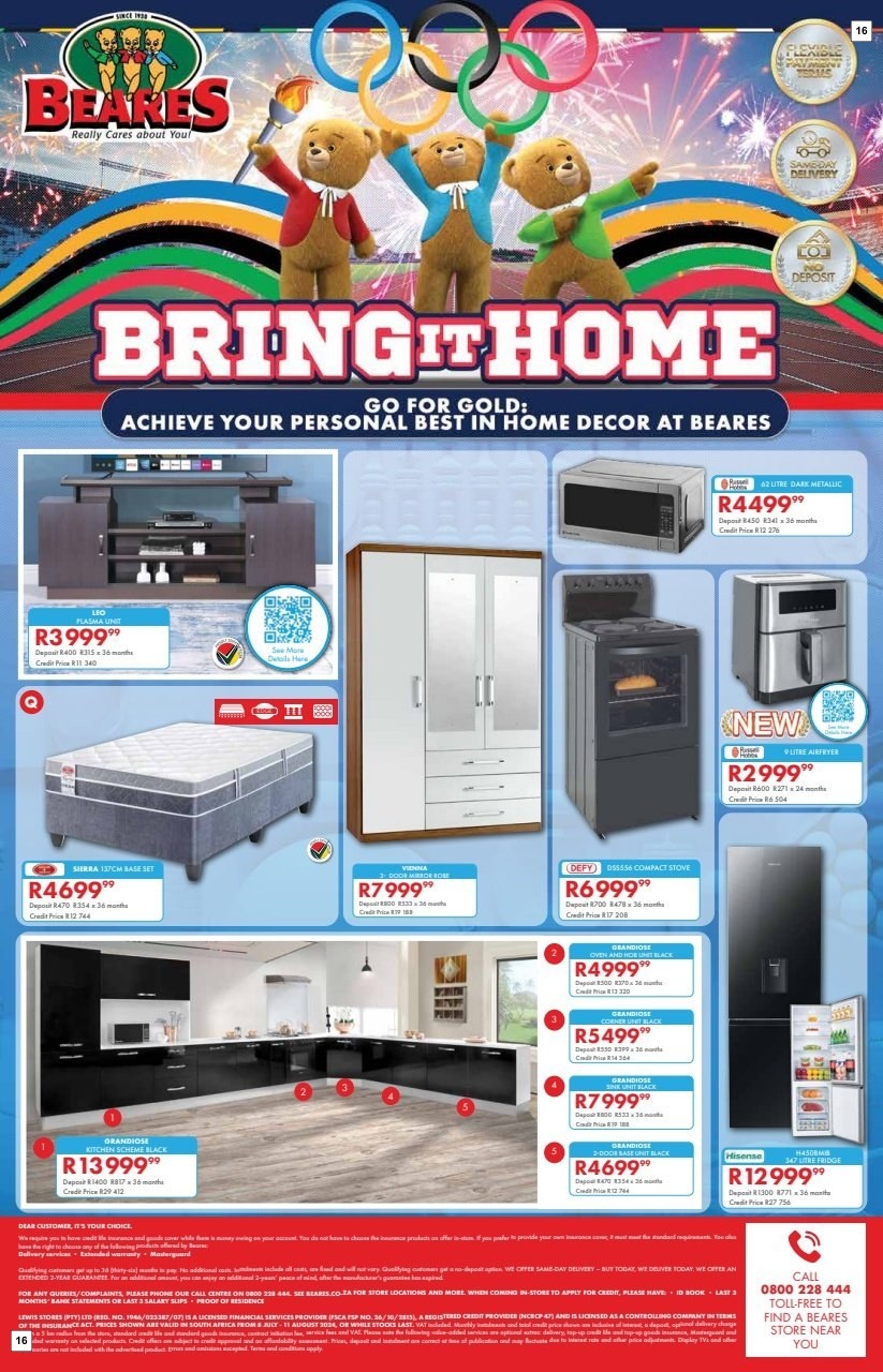 Beares Specials 08 Jul - 11 Aug - Page 16