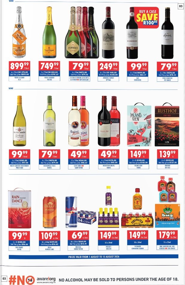 Liberty Liquors Specials 01 Aug - 15 Aug - Page 3