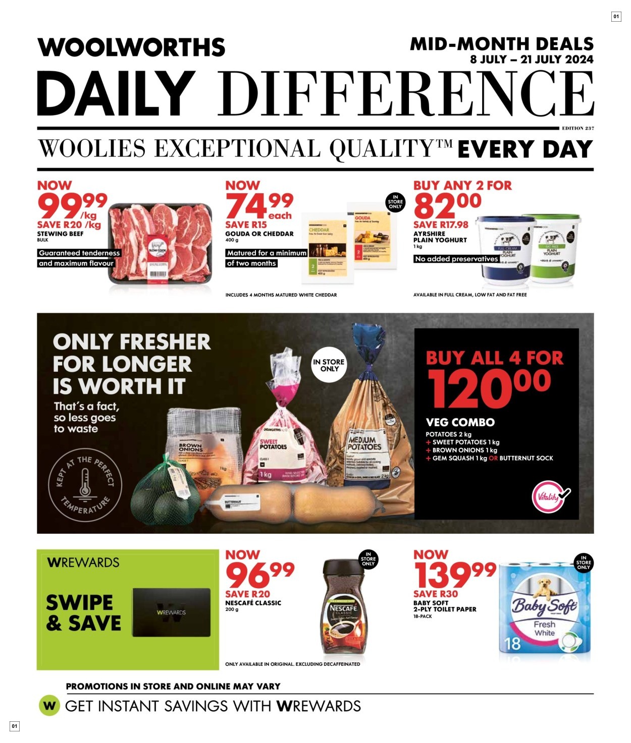 Woolworths Daily Difference