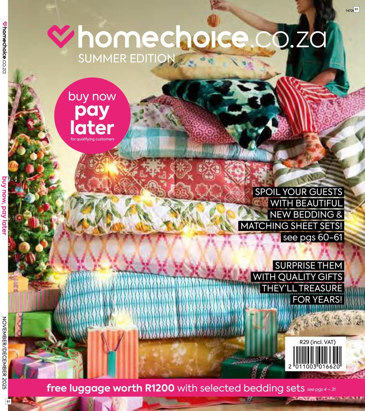 Homechoice Specials 01 Nov - 31 Dec