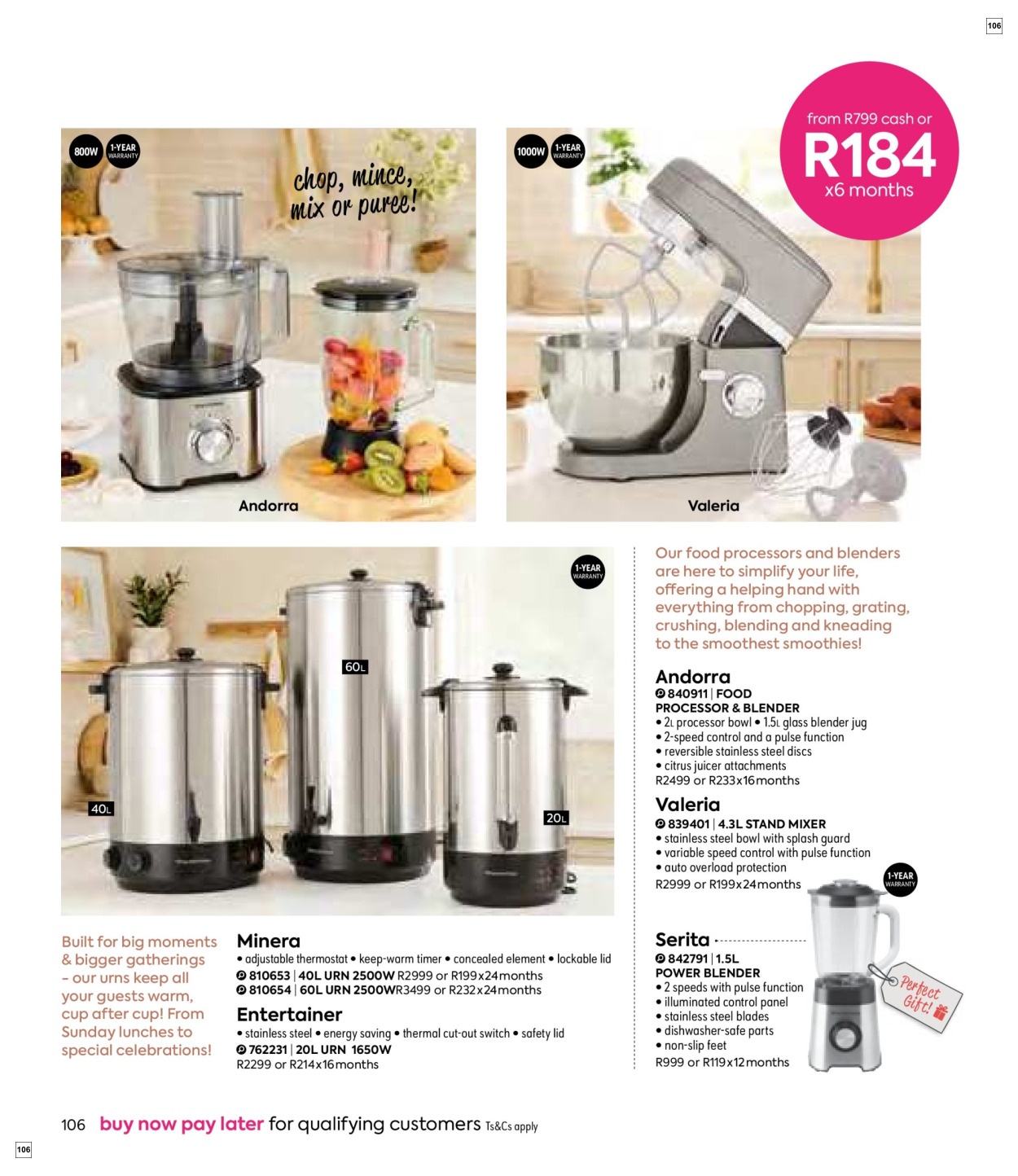 Homechoice Specials 01 Nov - 31 Dec - Page 106