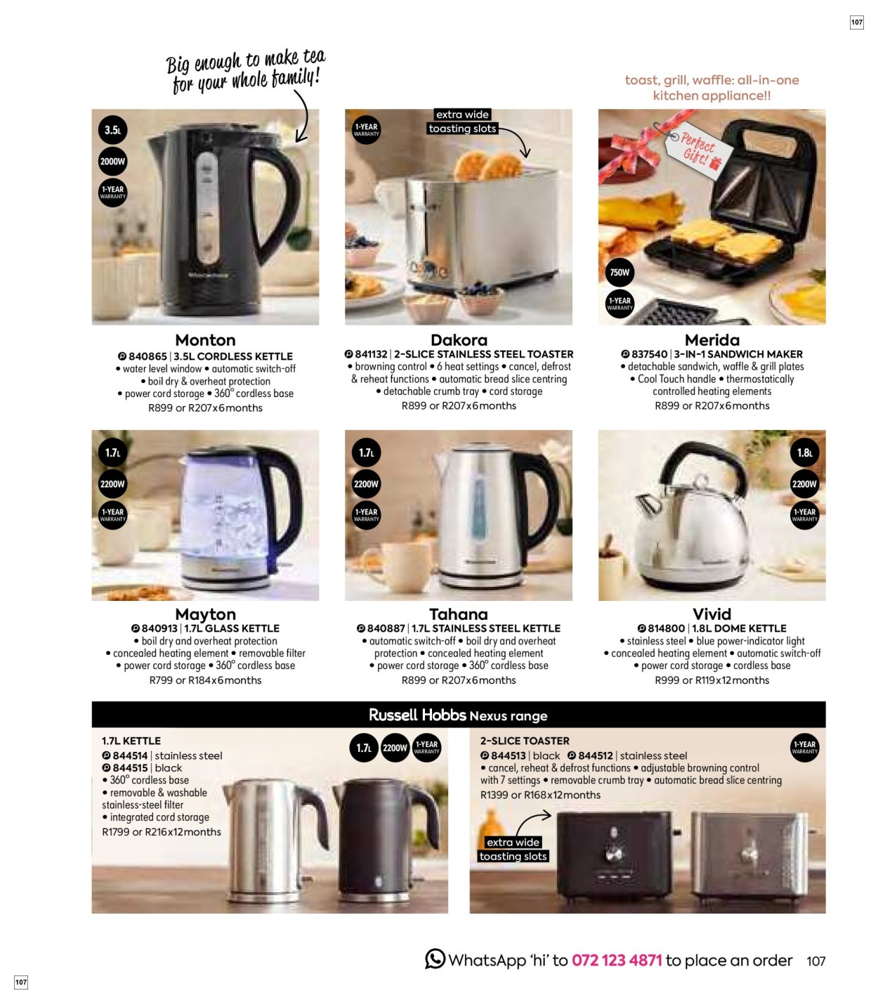 Homechoice Specials 01 Nov - 31 Dec - Page 107