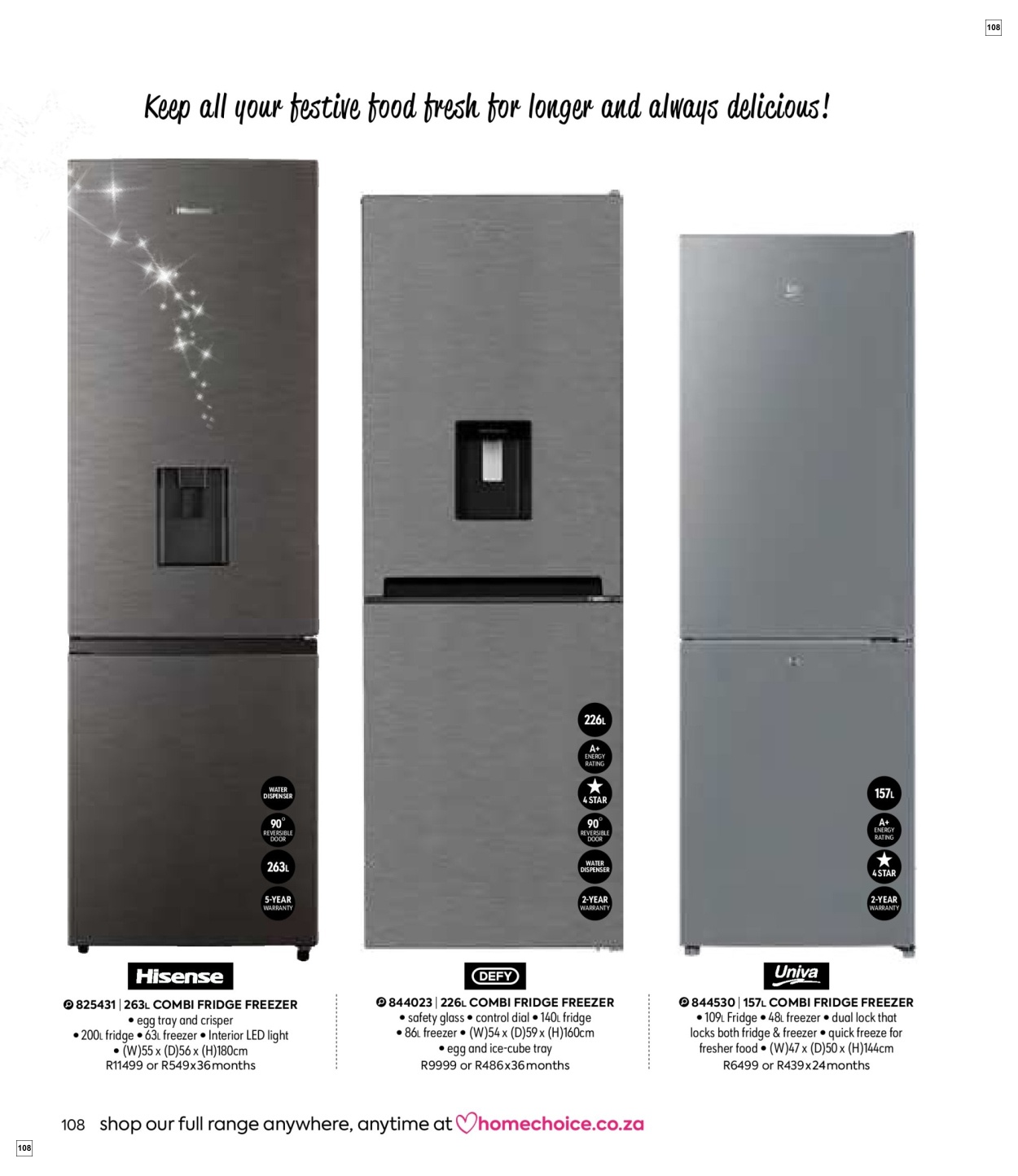 Homechoice Specials 01 Nov - 31 Dec - Page 108