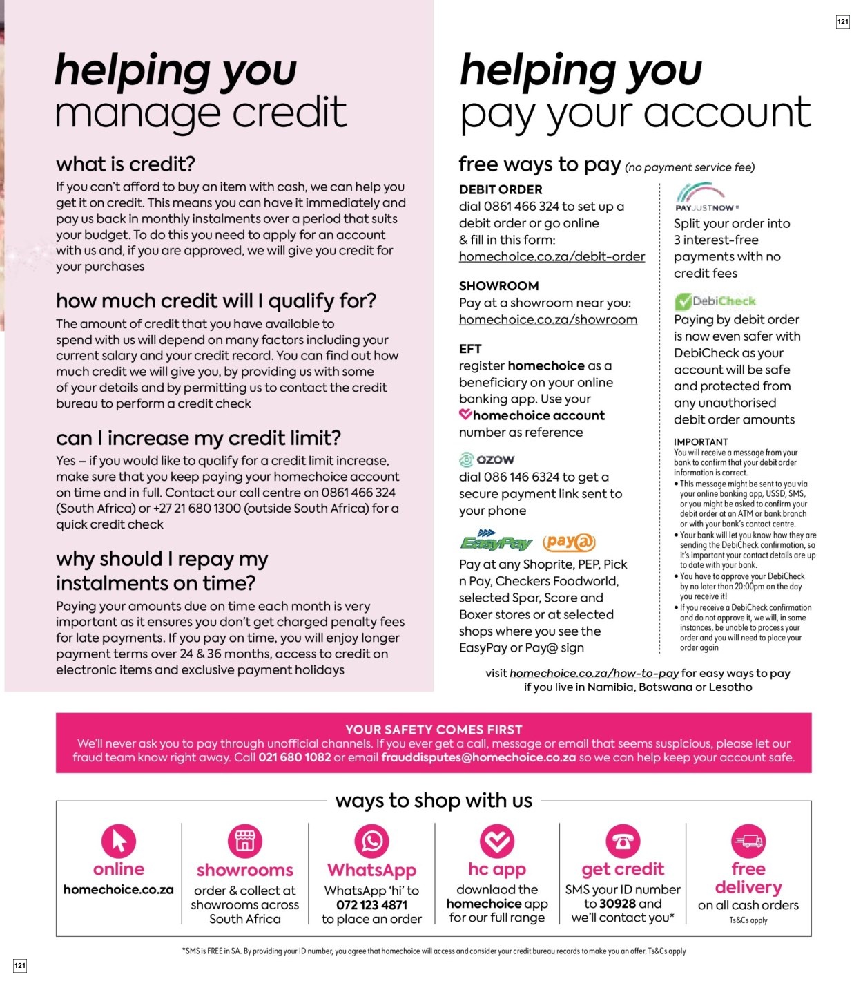 Homechoice Specials 01 Nov - 31 Dec - Page 121