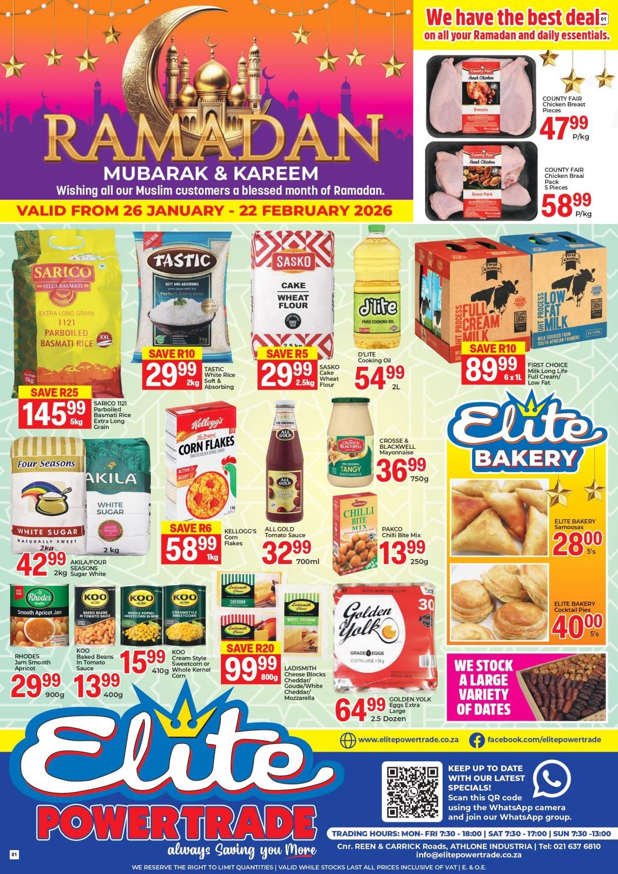 Elite Powertrade Specials 26 Jan - 22 Feb