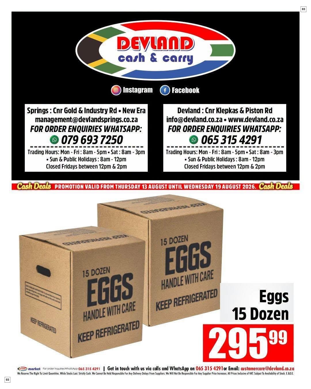 Devland Specials 13 Aug - 19 Aug - Page 3