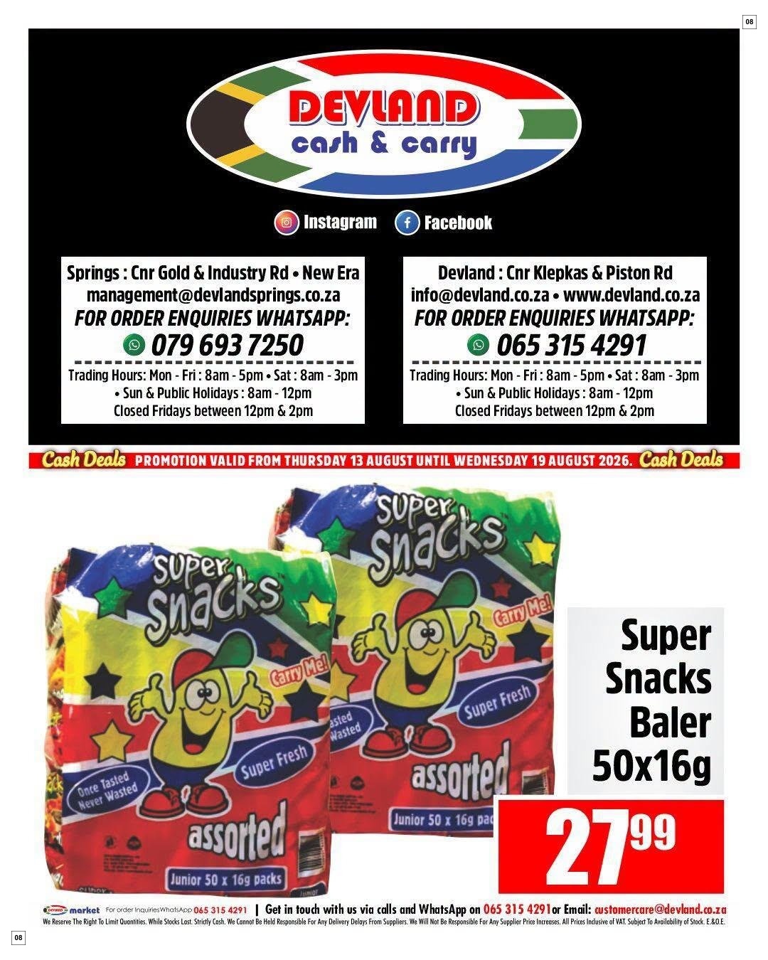 Devland Specials 13 Aug - 19 Aug - Page 8