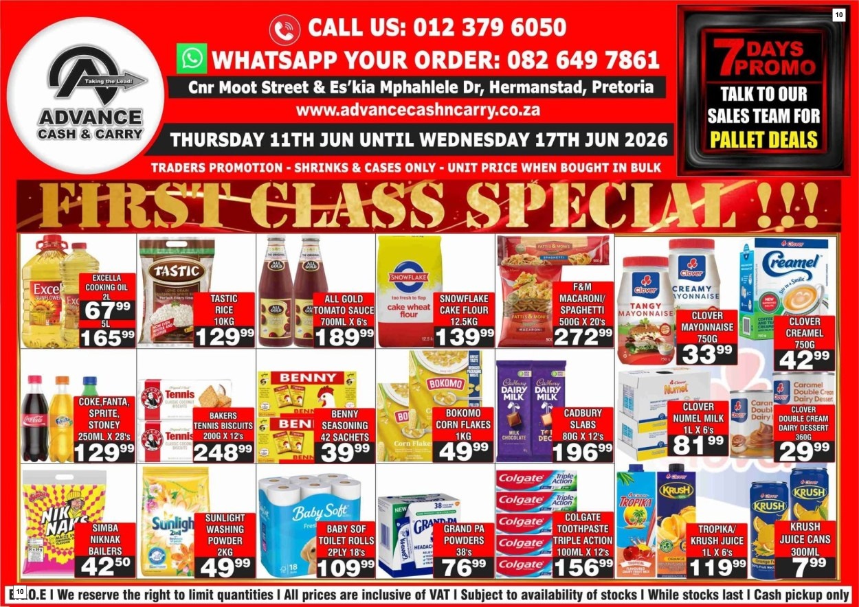 Advance Cash & Carry Catalogue - First Class Special!!! - Page 10